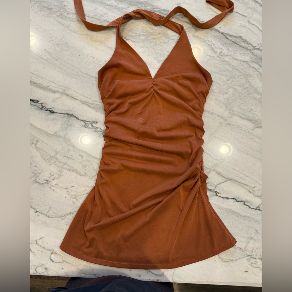 Anthropologie Halter Dress